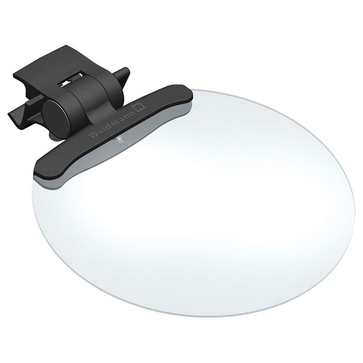 Waldmann loep voor LED armatuur Taneo, Ø 132 mm, 3,5 dpt