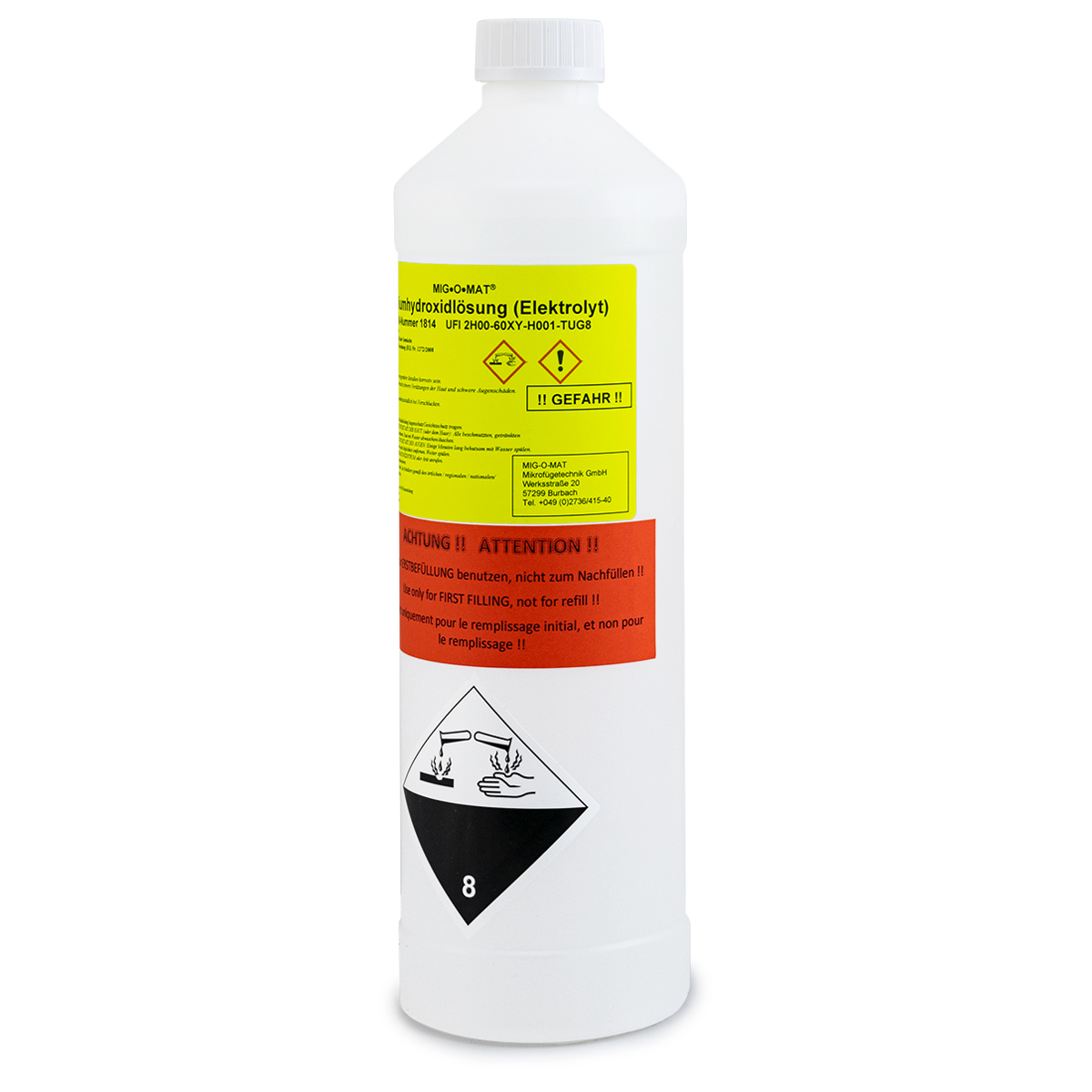 Electrolyte salt solution, 1 l