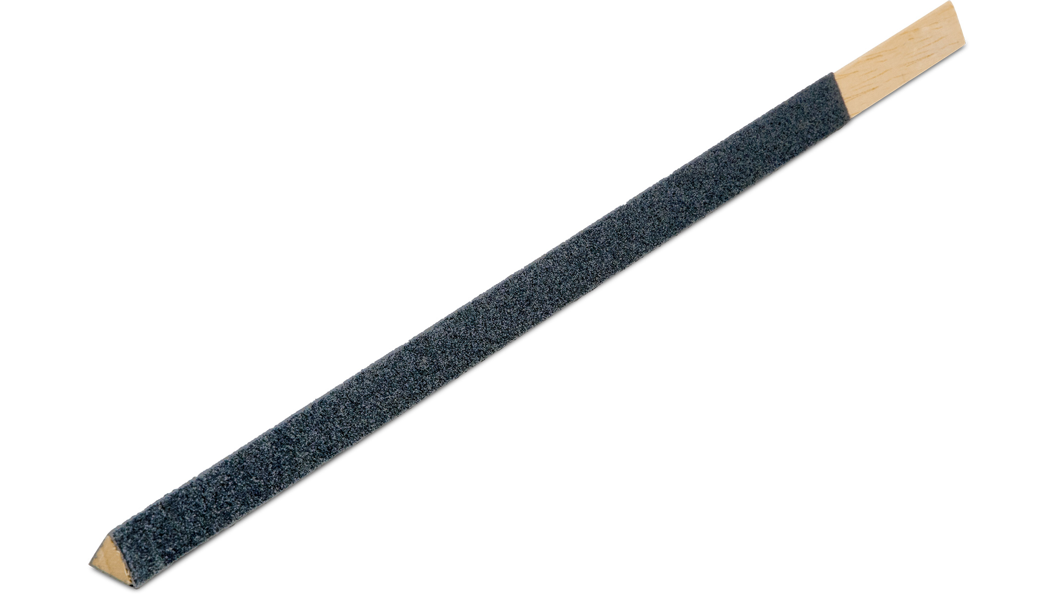 Emery stick, triangular, length 250 mm, very fine, grit size 400