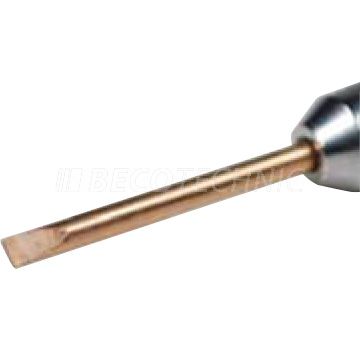 VOH Ersatzklinge für Schraubendreher, 0,5 mm, Kupfer-Beryllium, Schlitz (V), 4 Stück