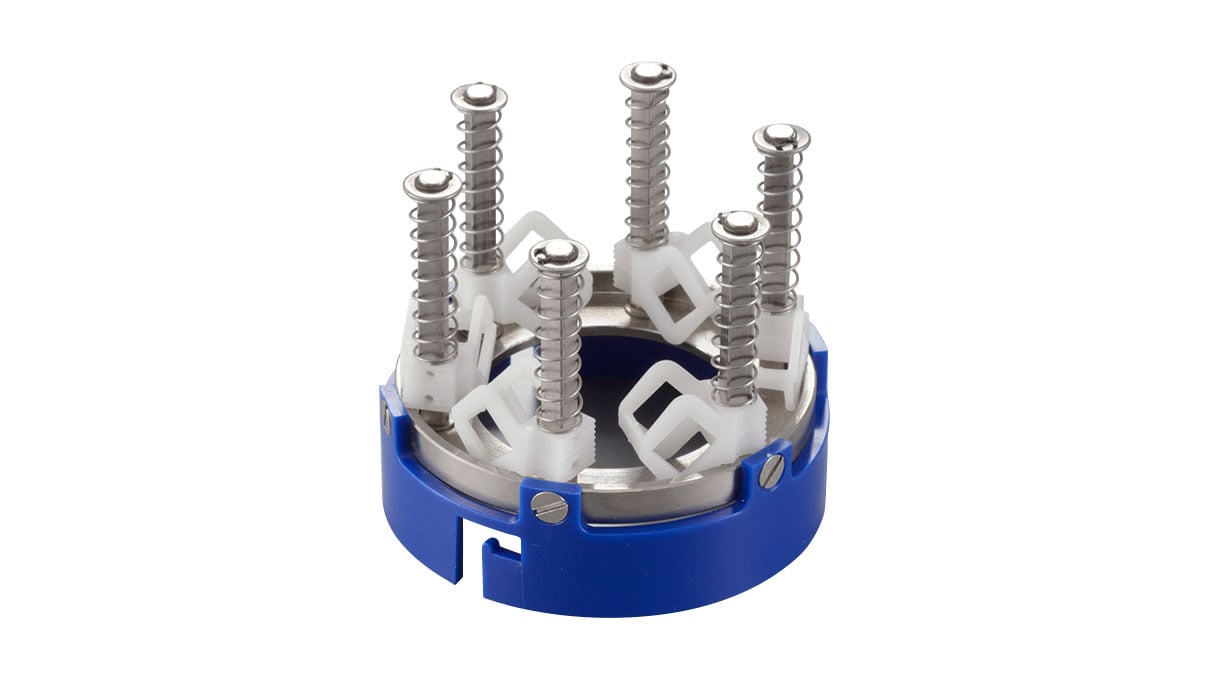 Elmasolvex movement holder for 6 movements
