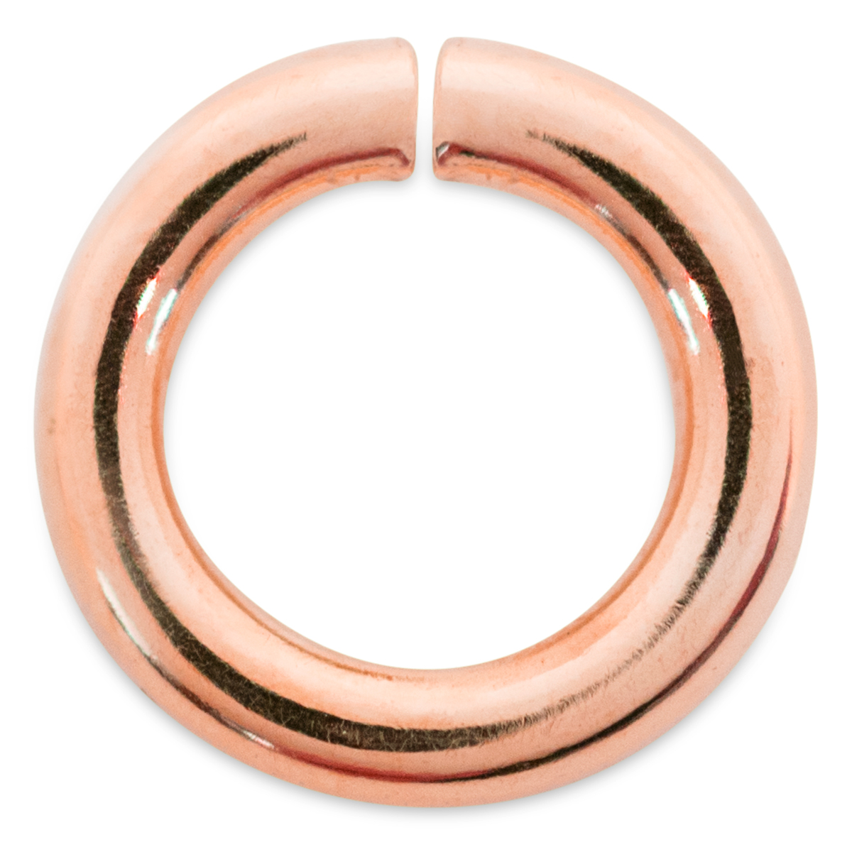 Binderinge, rund, 750/- Rotgold, Ø 4 mm, Stärke 0,5 mm