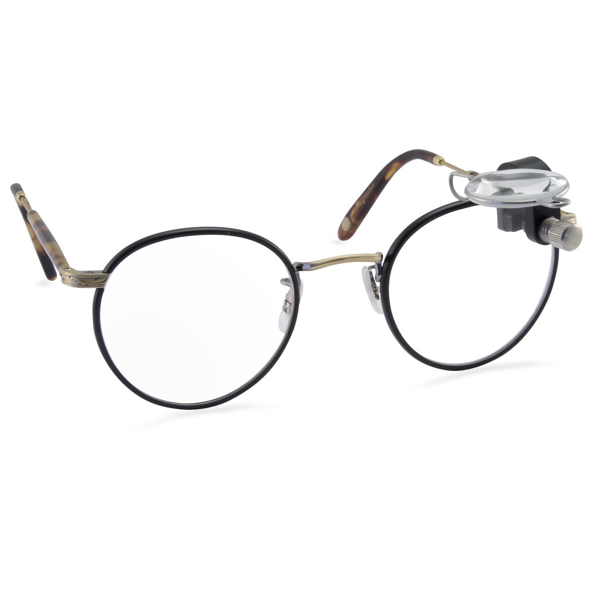 Magnifying glass for spectacles, 6,7x, right
