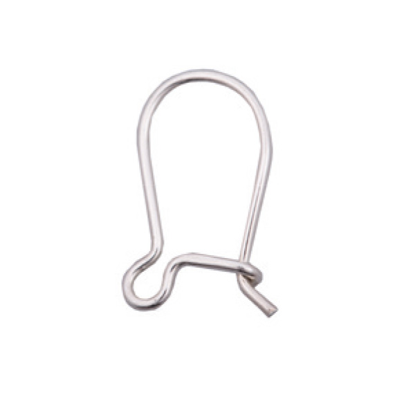 Gancho para la oreja, alambre 0,8 mm, 925/- plata