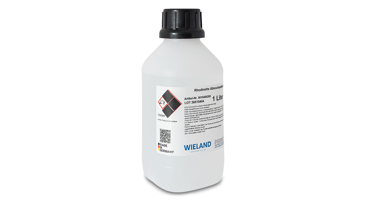 Rhodinette Electrolytic degreasing, decoction degreasing, 1 l