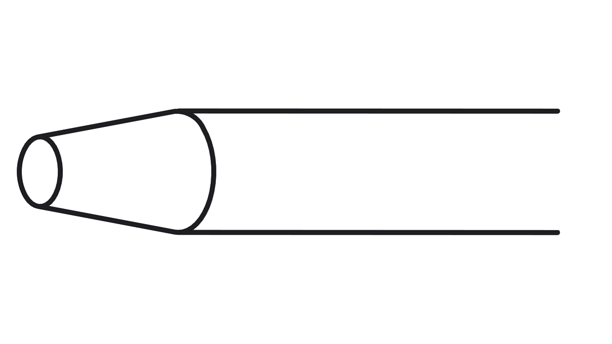 Bergeon 5285-277 Punze, rund, Ø 1,9 mm, Silberstahl
