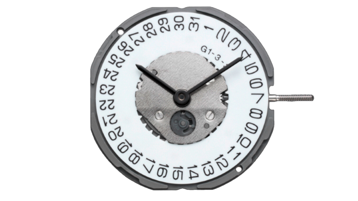 AU-Werk Miyota GM17 10 1/2''' DATE3 NO SC Quarz (364 | SR621SW)