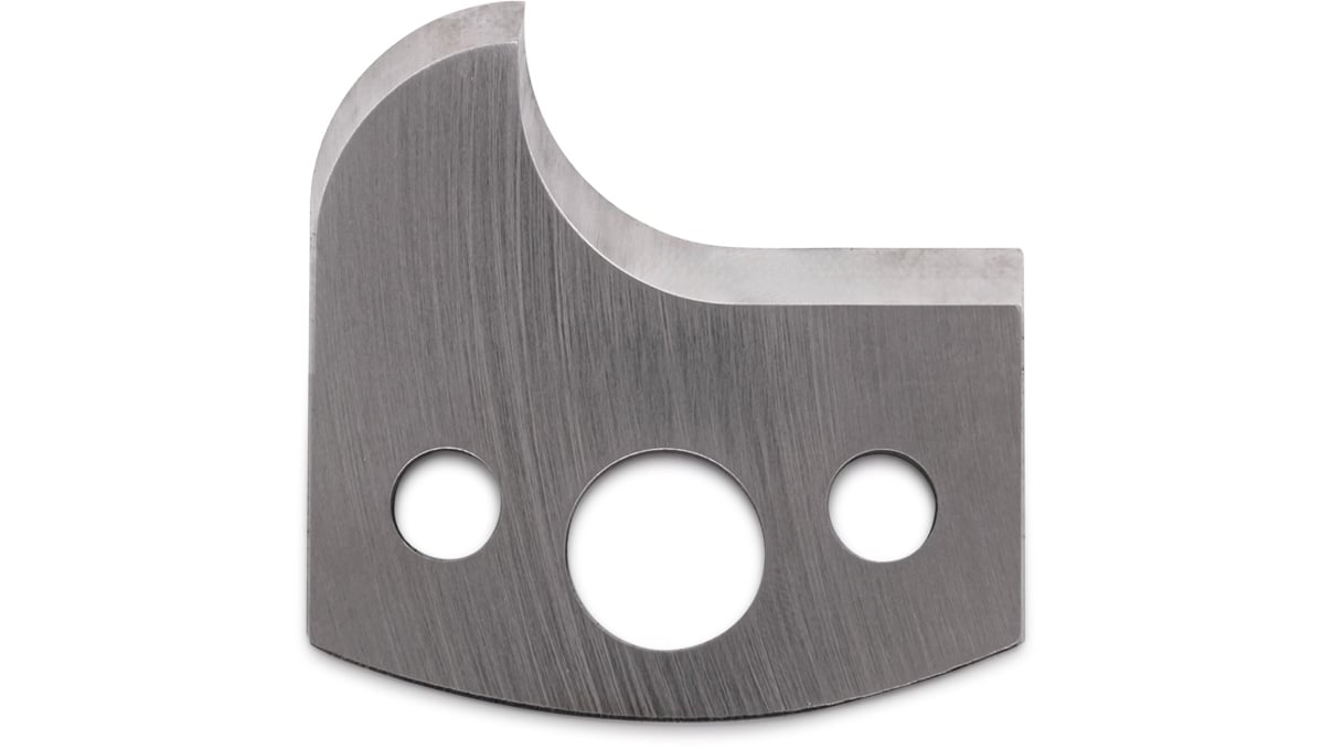 Reserveblade F (R12) voor hardmetalen shaper voor het vormen van polijstviltschijven