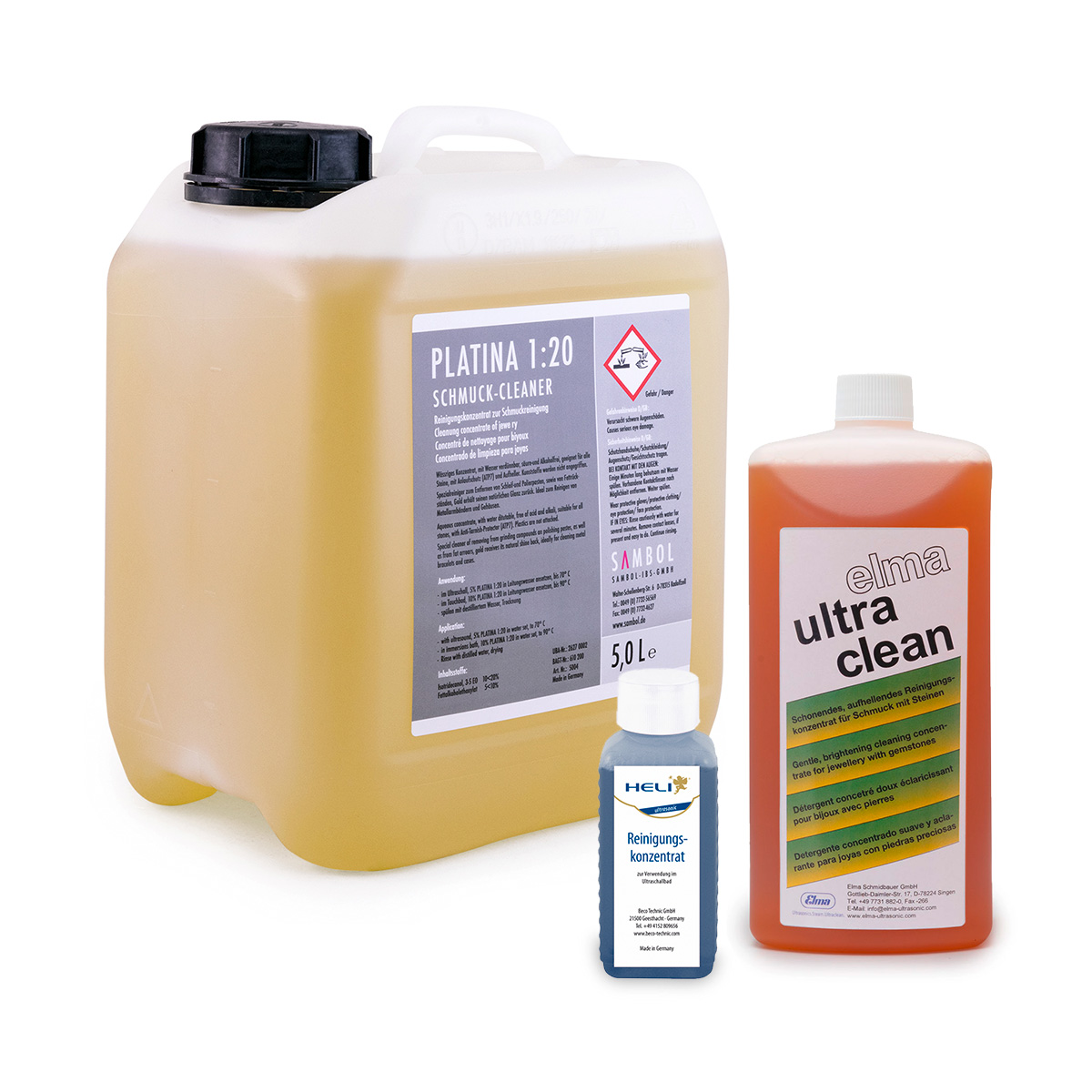 Jewelry cleaning solutions