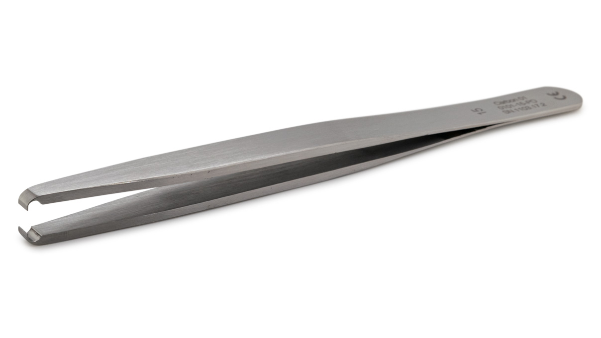Dumont Pinzette, Form 15, Kohlenstoffstahl, 110 mm
