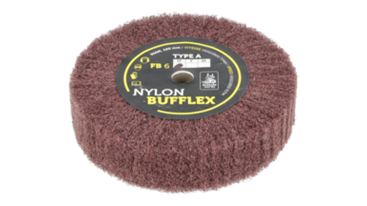 Bufflex Mattierbürste FB6 AVF, sehr feine Körnung, Ø 100 x 25 x 6 mm