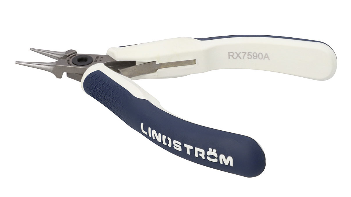 Lindström RX7590A Alicates de punta redonda de precisión, longitud 146,5 mm