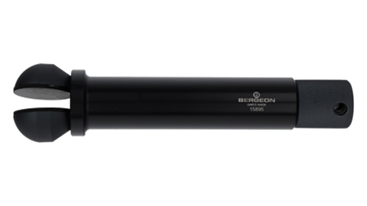 Bergeon 15895 Spannkloben, eloxiertes Aluminium, Öffnung 0 - 10 mm