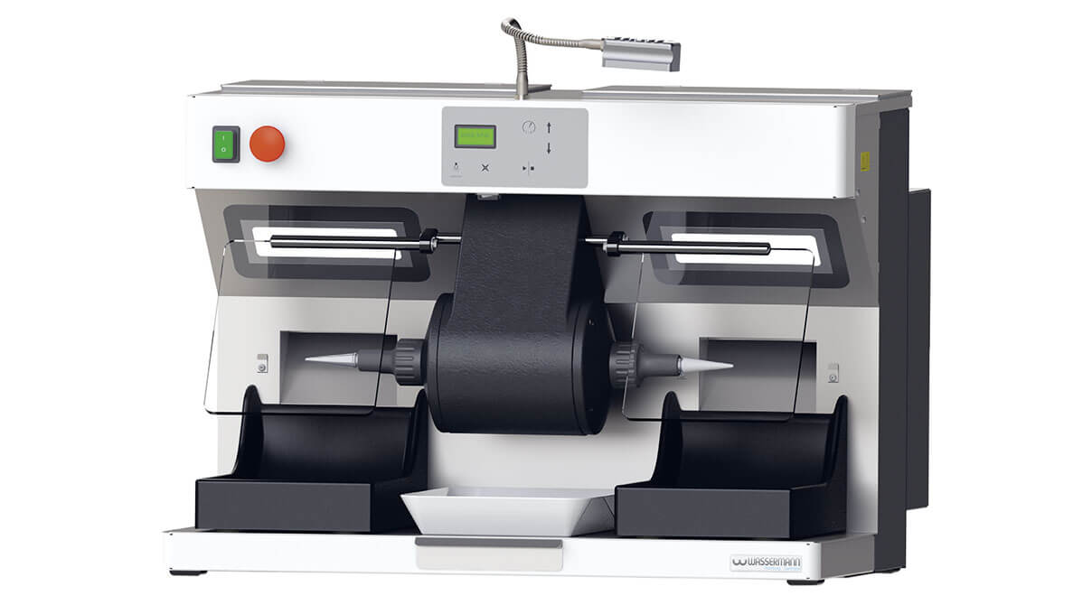 Wassermann polishing device WP-EX 3000 II, dust suction, 2 spindles, maintenance-free