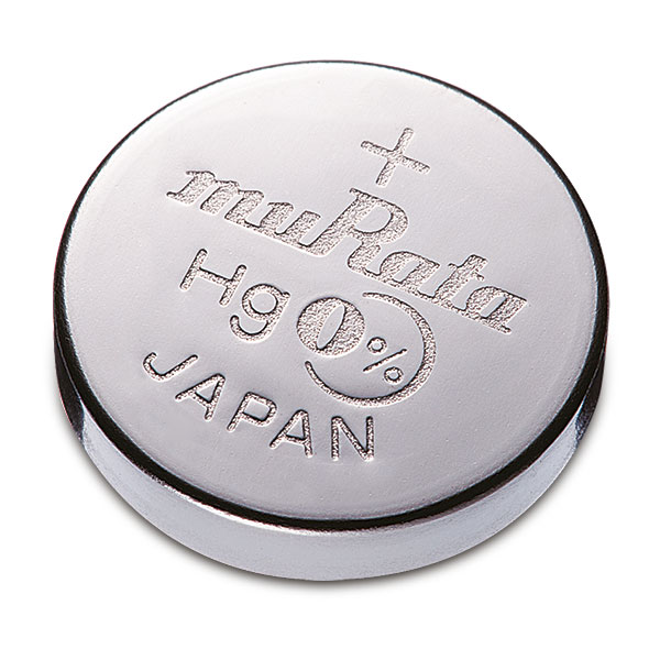 Murata 321 silver oxide coin cell, SR616SW, 0% mercury-free, Low drain
