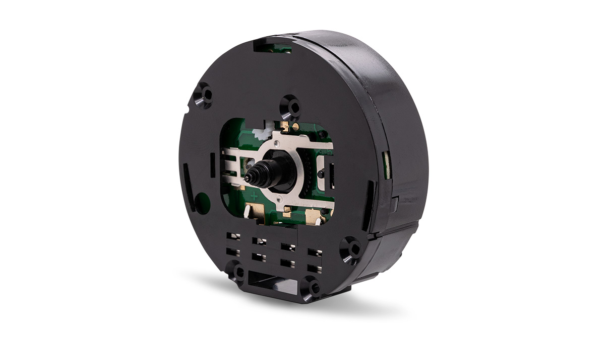 Mini-Mouvement quartz W 150, rond, 53 mm, sans fixation centrale, avec alarm, HCA 9,8 mm