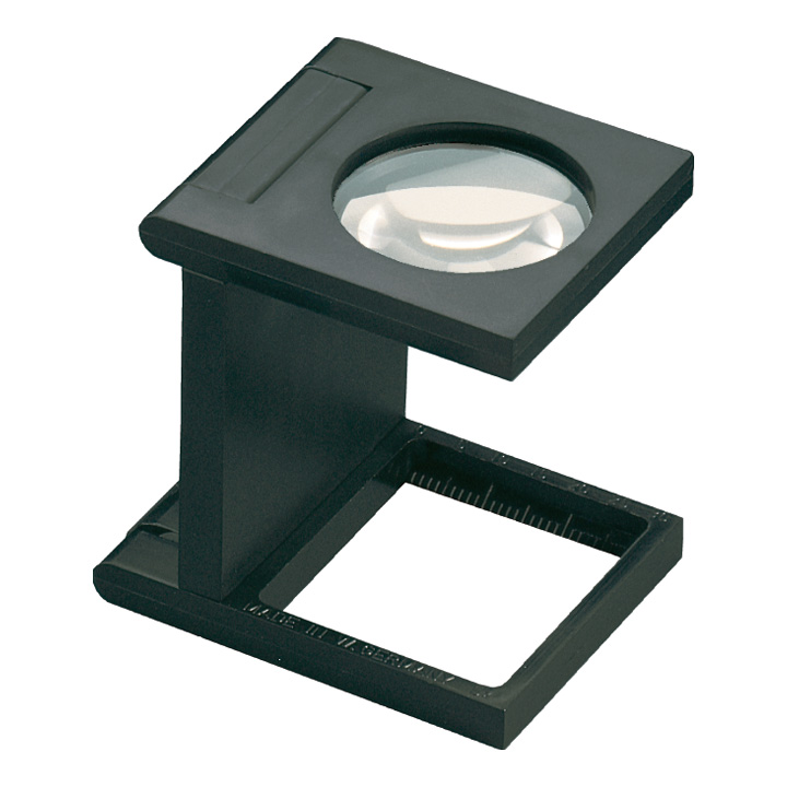 Eschenbach 1270 Mess-Fadenzähler, Kunststoff, Linse Ø 28 mm, plankonvex, Vergrößerung 5x