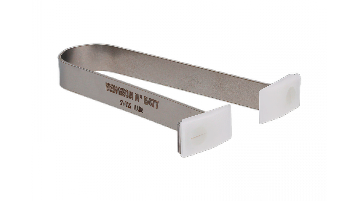 Bergeon 5477 Tang voor het instellen van de tijd zonder krassen achter te laten,
afneembare bekken