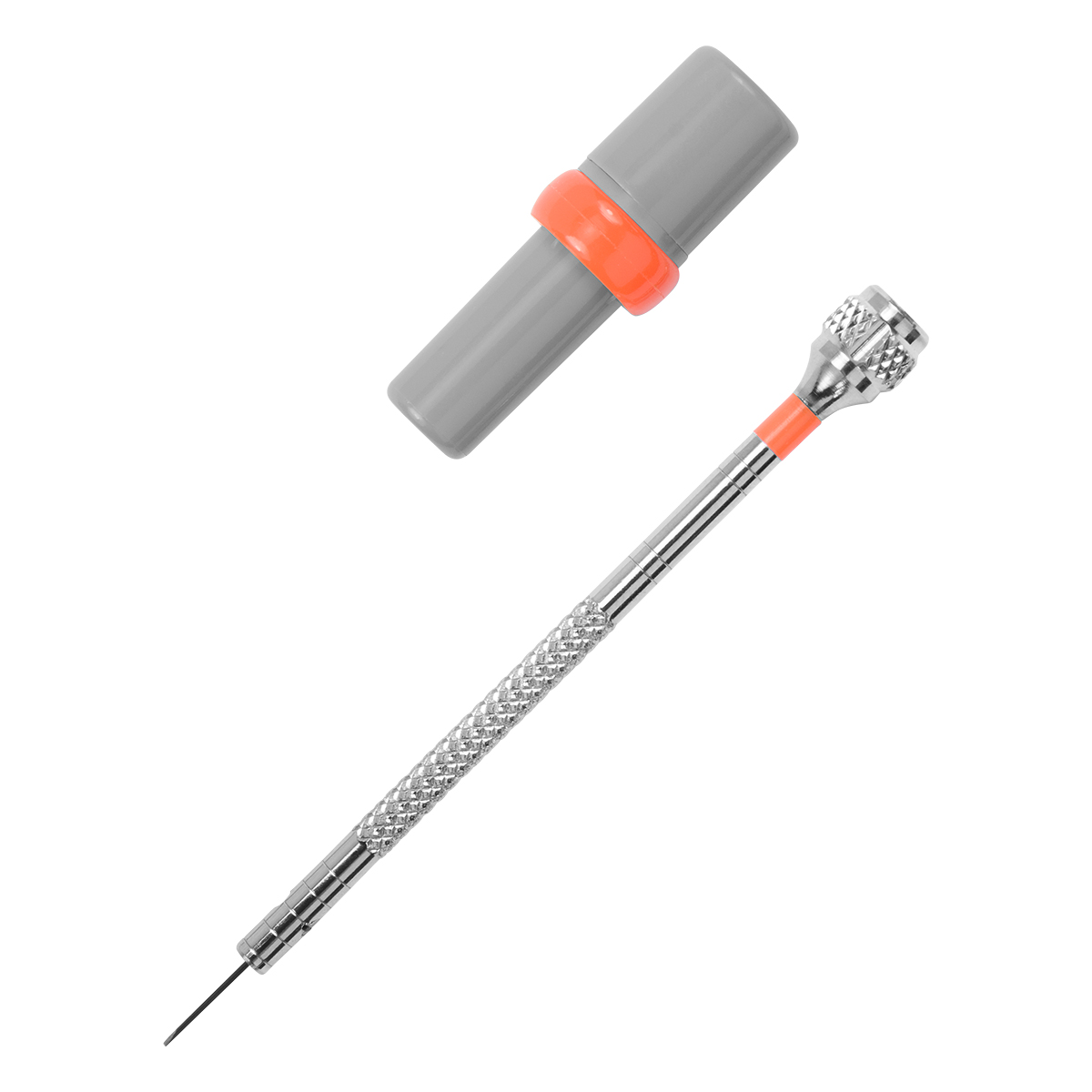 Basic Schraubendreher, Schlitz, 0,5 mm, V-Schliff, orange, 4 Ersatzklingen