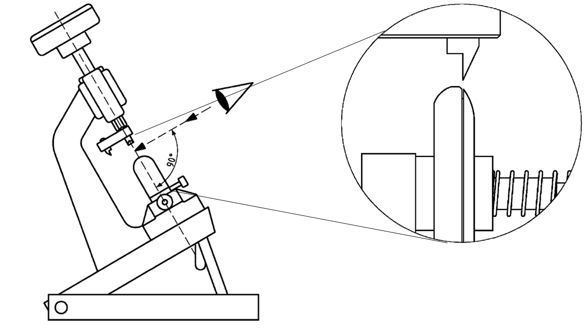 Bergeon 5700-BP device for opening watch cases with pressure back