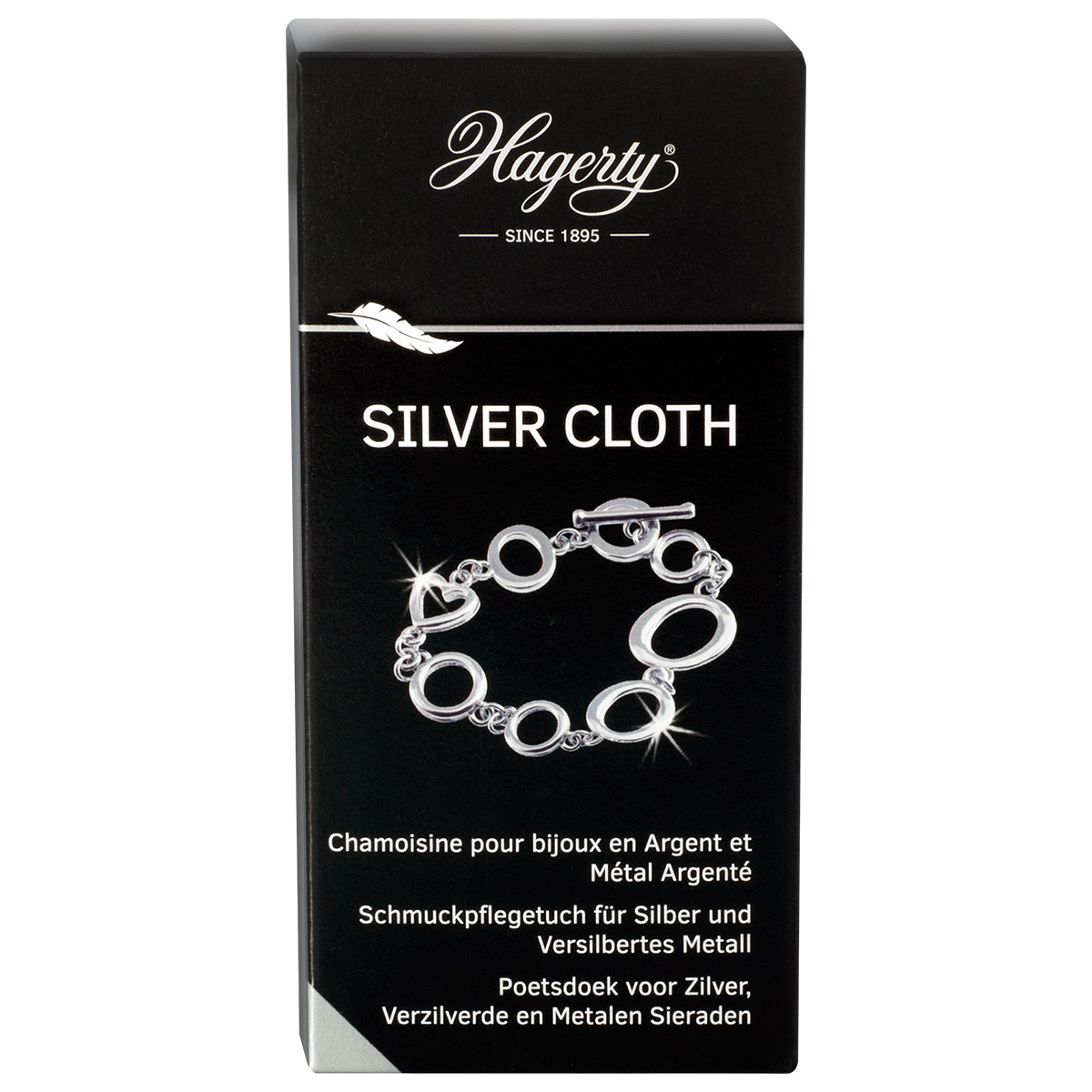 Hagerty Silver Cloth, care cloth for silver, 36 x 30 cm