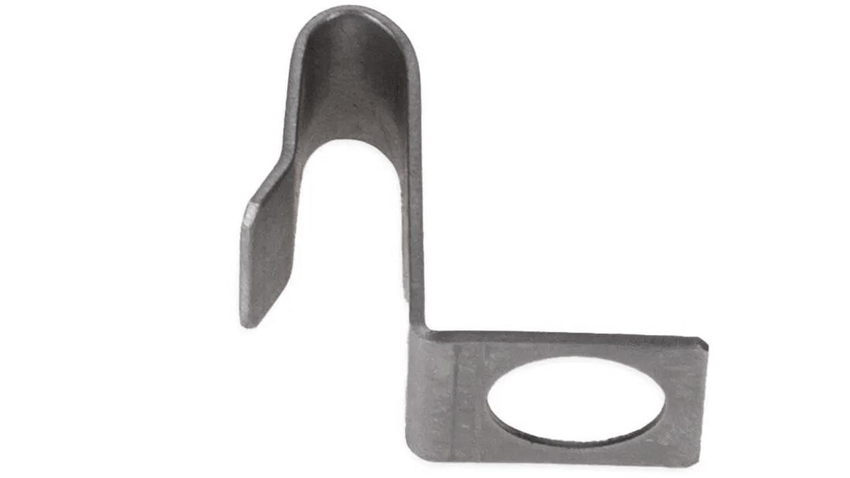 Titanium holder for temperature sensor