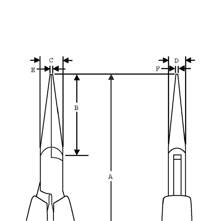 Lindstrom Kettenzange ohne Hieb, Länge 132 mm N° 7890