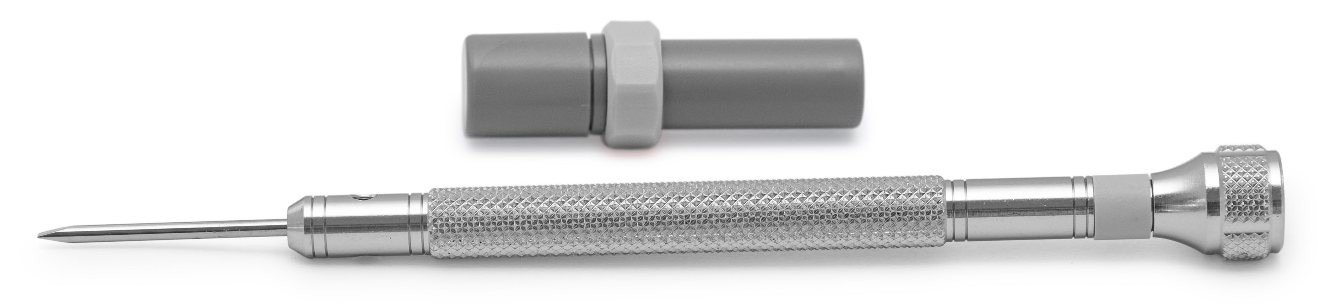 Bergeon 30080-G Schraubendreher, Klinge 1,4 mm, grau, mit Ersatzklingen