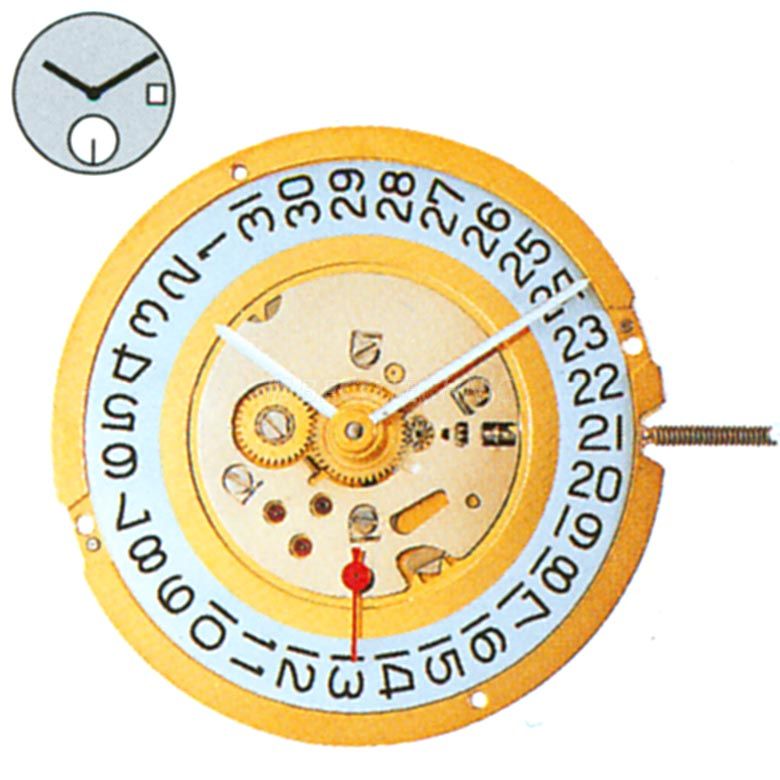 AU-Werk Ronda 1019 11 1/2``` SS DATE3 Quarz (341)