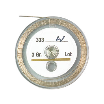 Lotband 585/- GG hart, 2 g, 0,25 mm