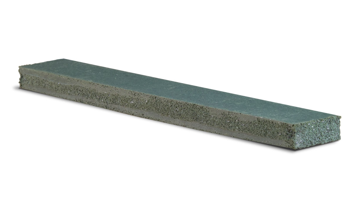 Cratex grinding stick, 25 x 9,5 x 150 mm, Grain size 40, Square, Green