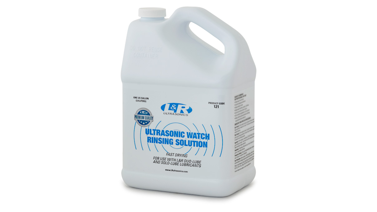 L&R ultrasone spoeloplossing voor horloges, 3,8 l, PCN: 121, 123
