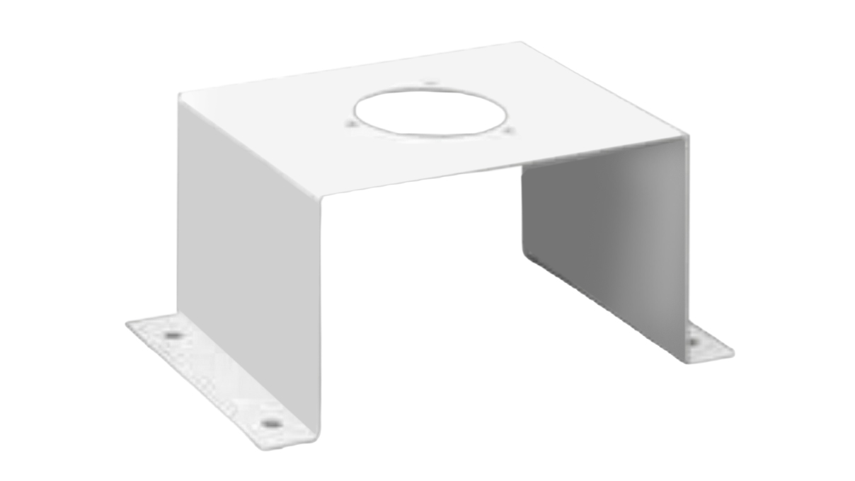 TBH Console Systeem 50, voor directe montage van een afzuigarm van de AL-50 serie op een TBH filter-
en afzuiginstallatie, wit