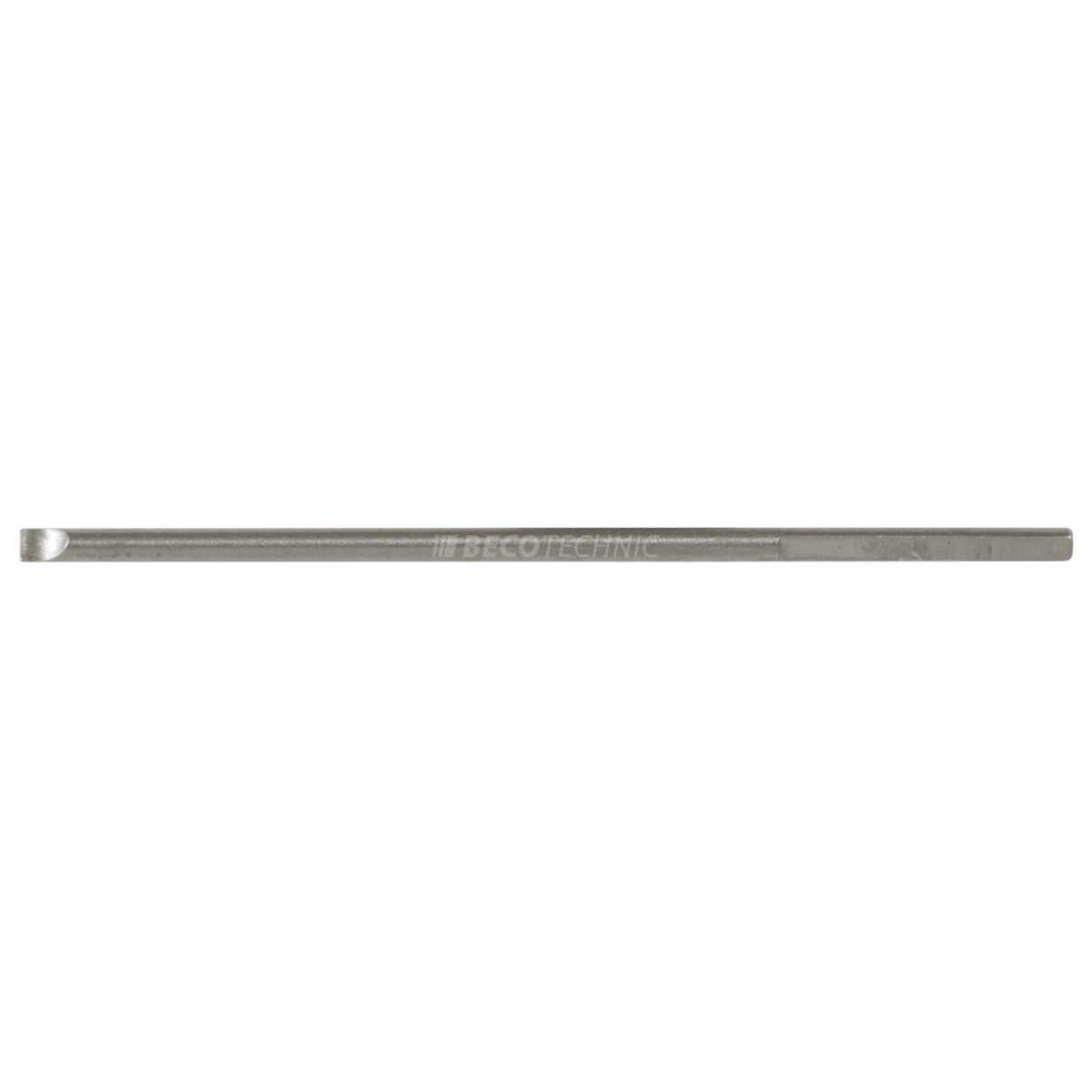 4 Blades for Ergo screwdriver, slot, 0,60 mm, hollow ground, light gray, stainless steel