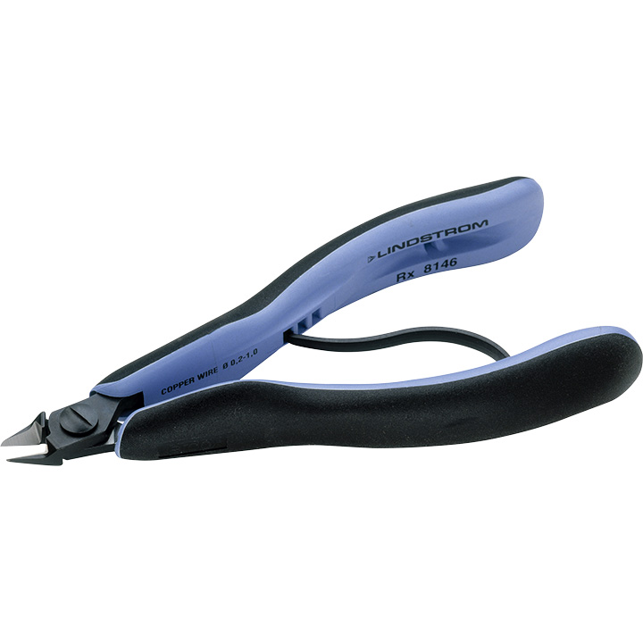 Lindstrom diagonal cutter, pointed and relieved jaws N°RX8148