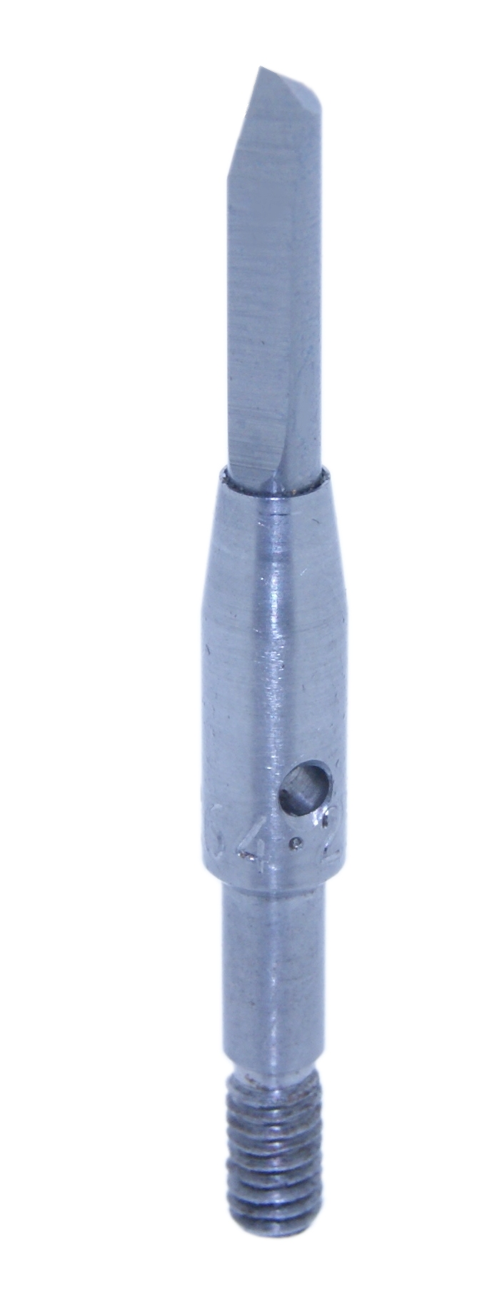 Badeco Spitze für Niet- und Fasserhammer, rund, Karbid, 2,50 mm, 45°
