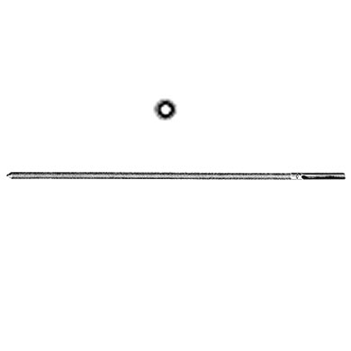 Dick lima de precisión, charnela redonda, 100 mm, picador 3, espesor 1,6 mm