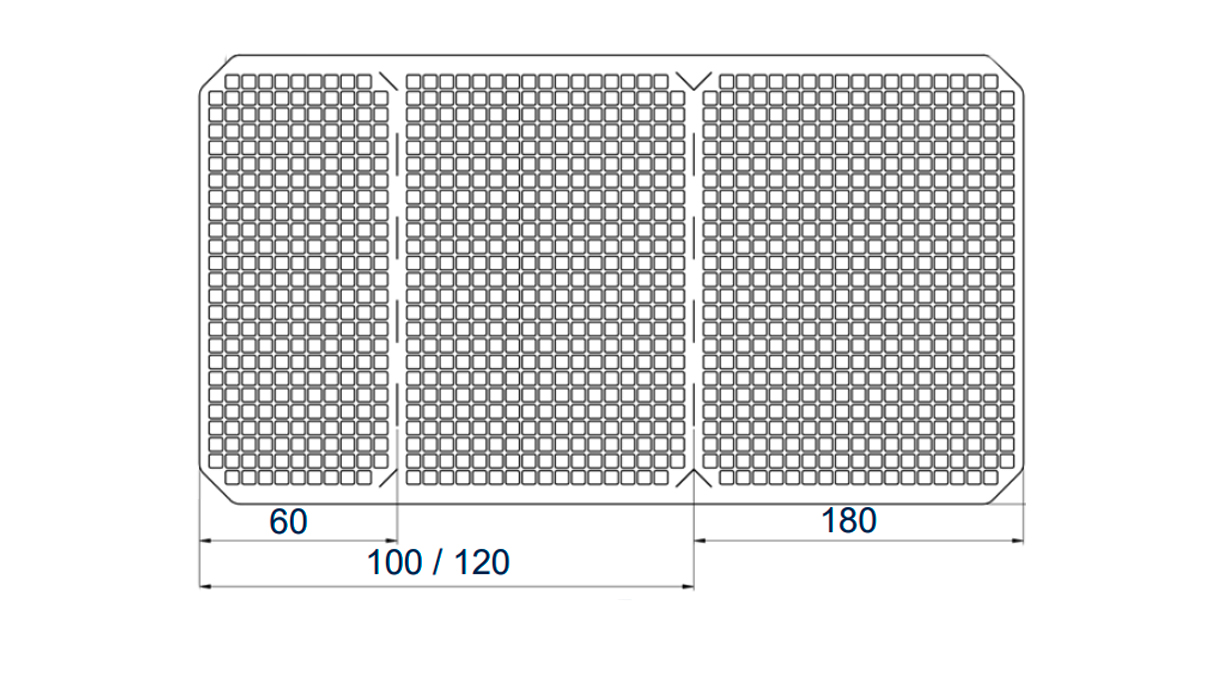 Silicone mat for Elmasonic and Elmadry, sizes 60/120/180/300