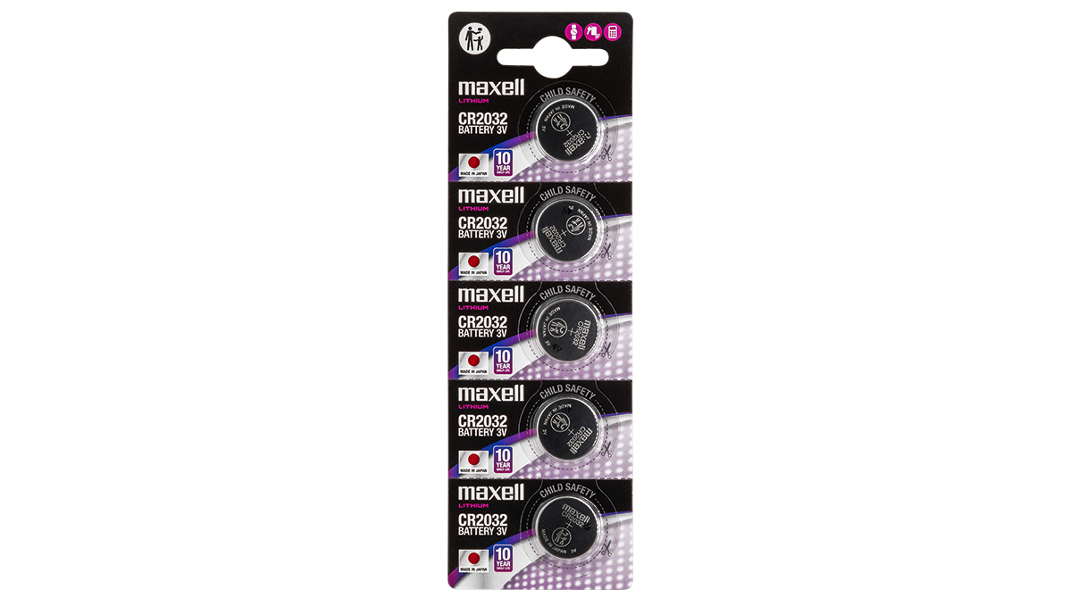 Maxell CR 2032 Lithium in Stripverpackung