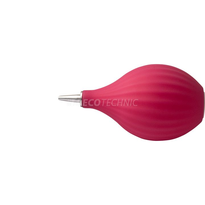 Ventilador rosa con dos extensiones de plástico