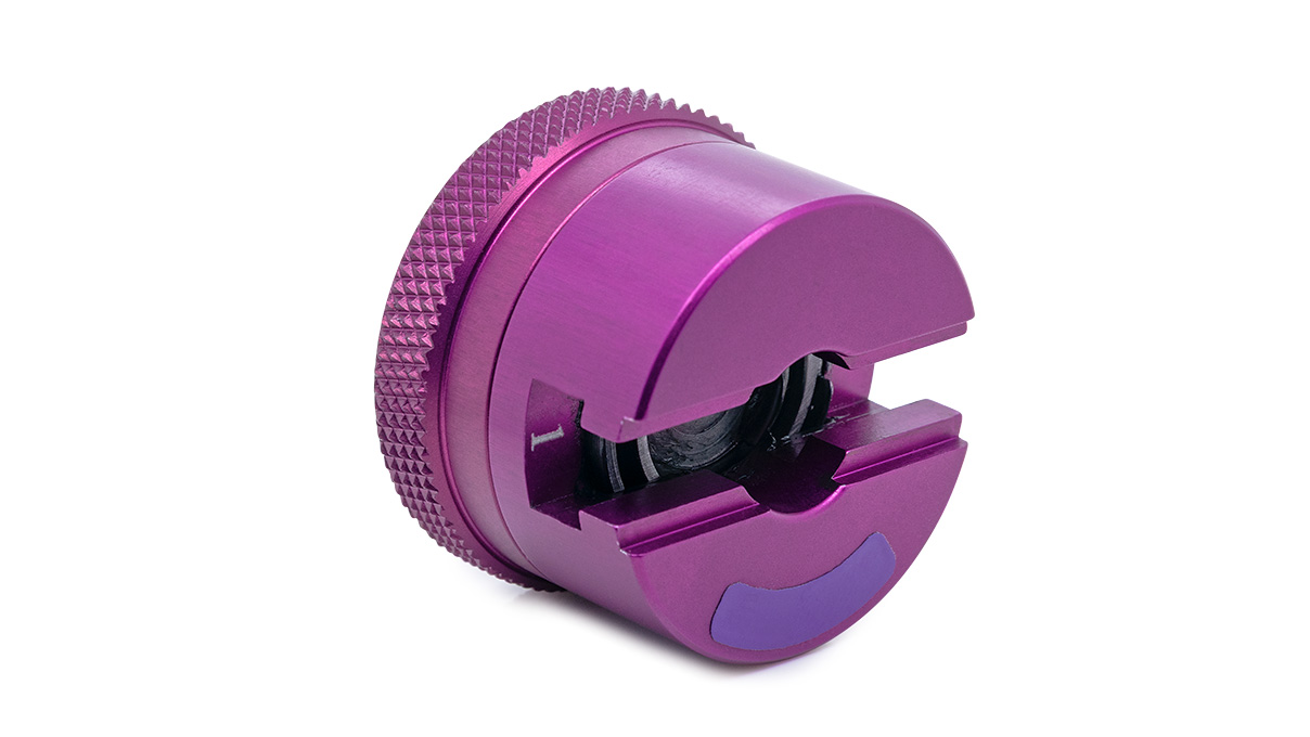Universal drill chuck 2-jaws with clip, without jaws