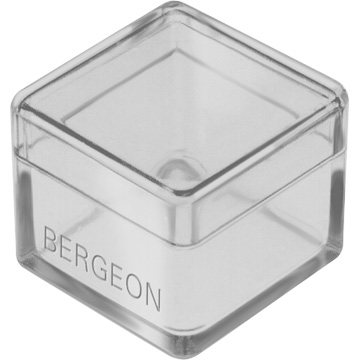 Bergeon Schachtel N° 2975-1, Größe S, Kunststoff, transparent