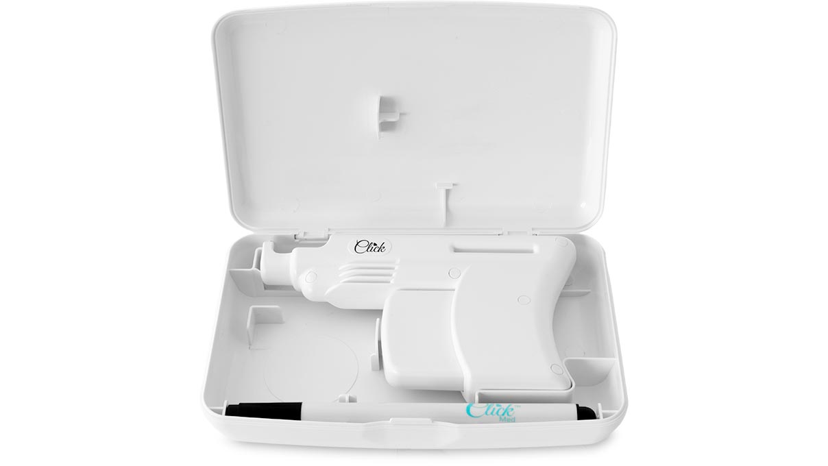 QPP Click Ear Piercing Instrument with Pull & Click Technology