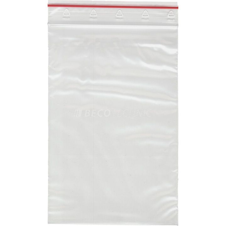 Soft plastic bags 100 pieces, 120 mm x 80 mm, no writing field