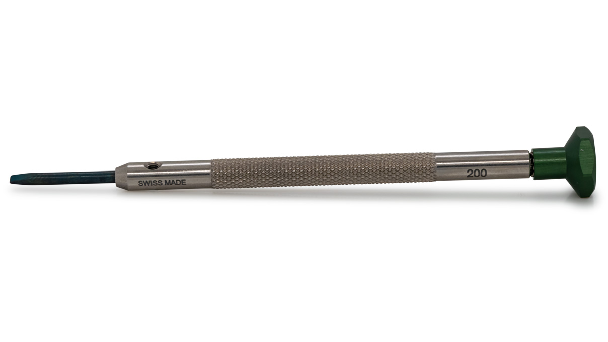 Ergo Schraubendreher, Schlitz (V), 2 mm, Grün, Edelstahl