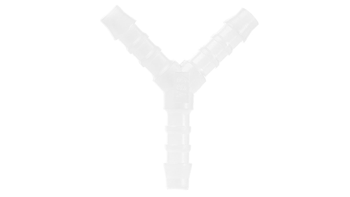 Y-slang connector, Ø 6 mm
