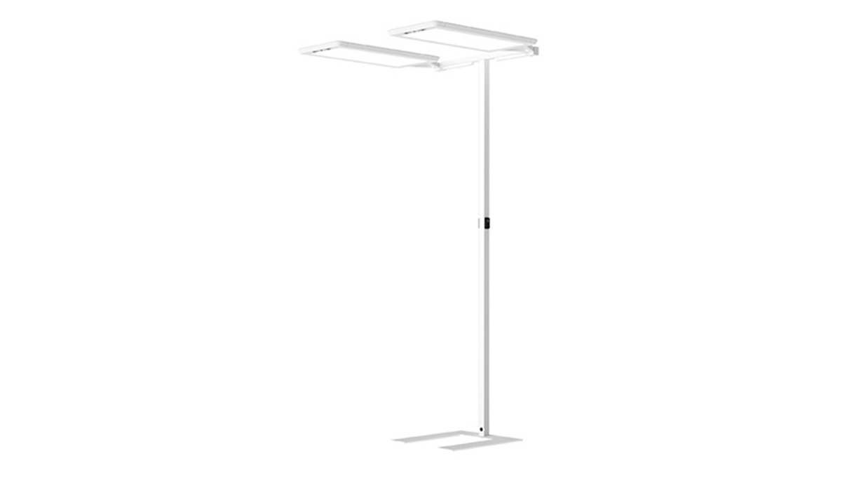 Waldmann Yara.DoubleU free standing luminaire, 214 W, 4000 K