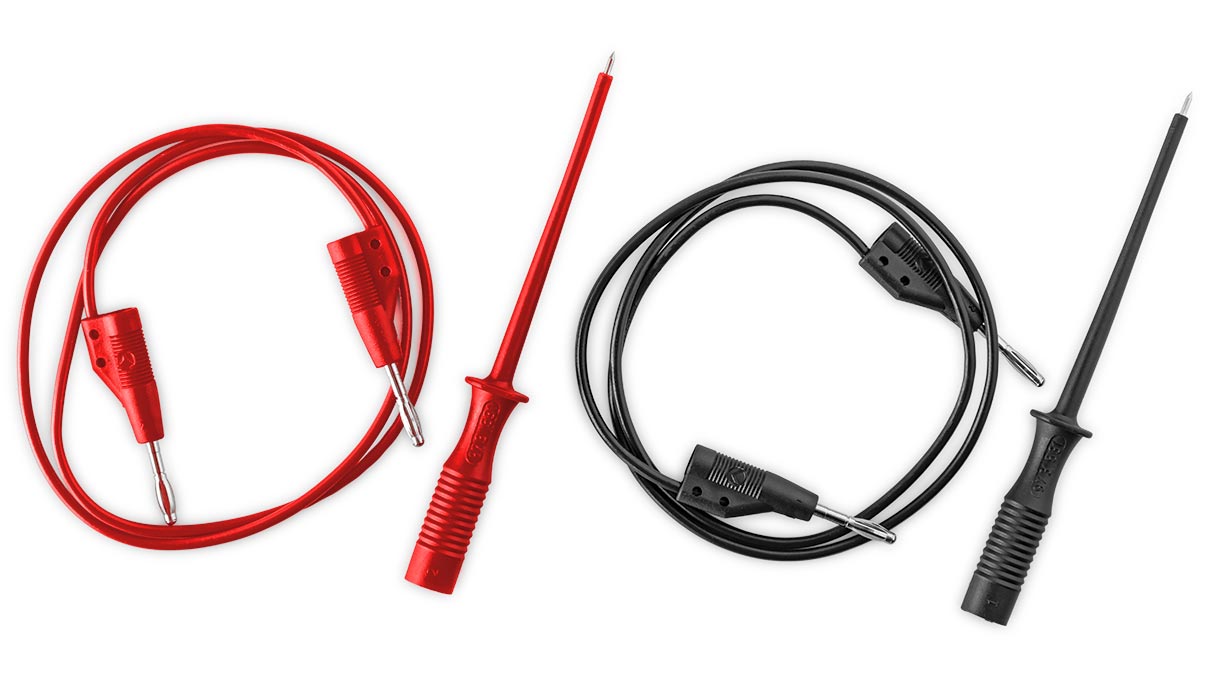 Witschi cable set with testing points and crocodile clamps