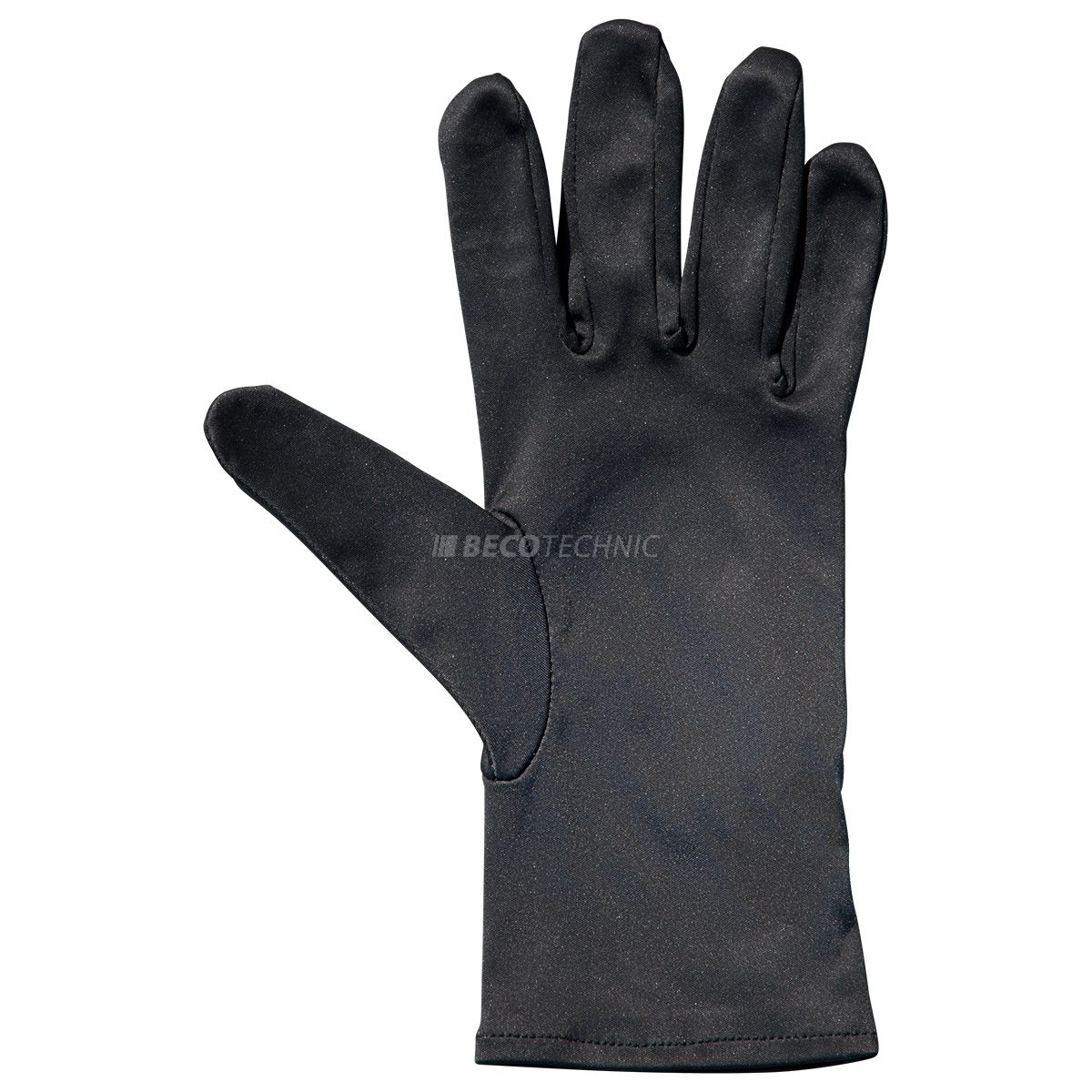 Mikrofaser Handschuh-Paar Haute Couture, schwarz, Größe XL
