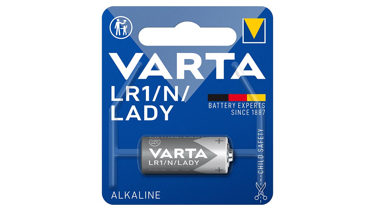 Varta 4001 Alkaline Special Batterie 1,5V (LR1, Lady, N)